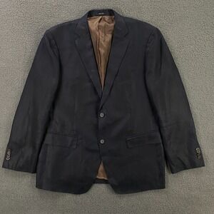 Suitsupply‎ Napoli Linen Blazer US 46R Baird McNutt Dark Navy Blue Suit Jacket